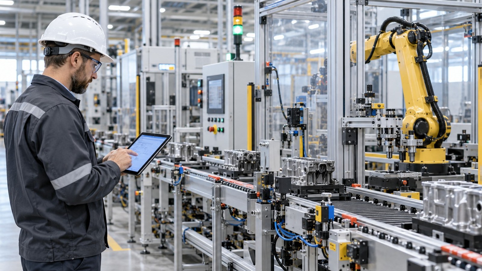 Cellule d’automatisation industrielle