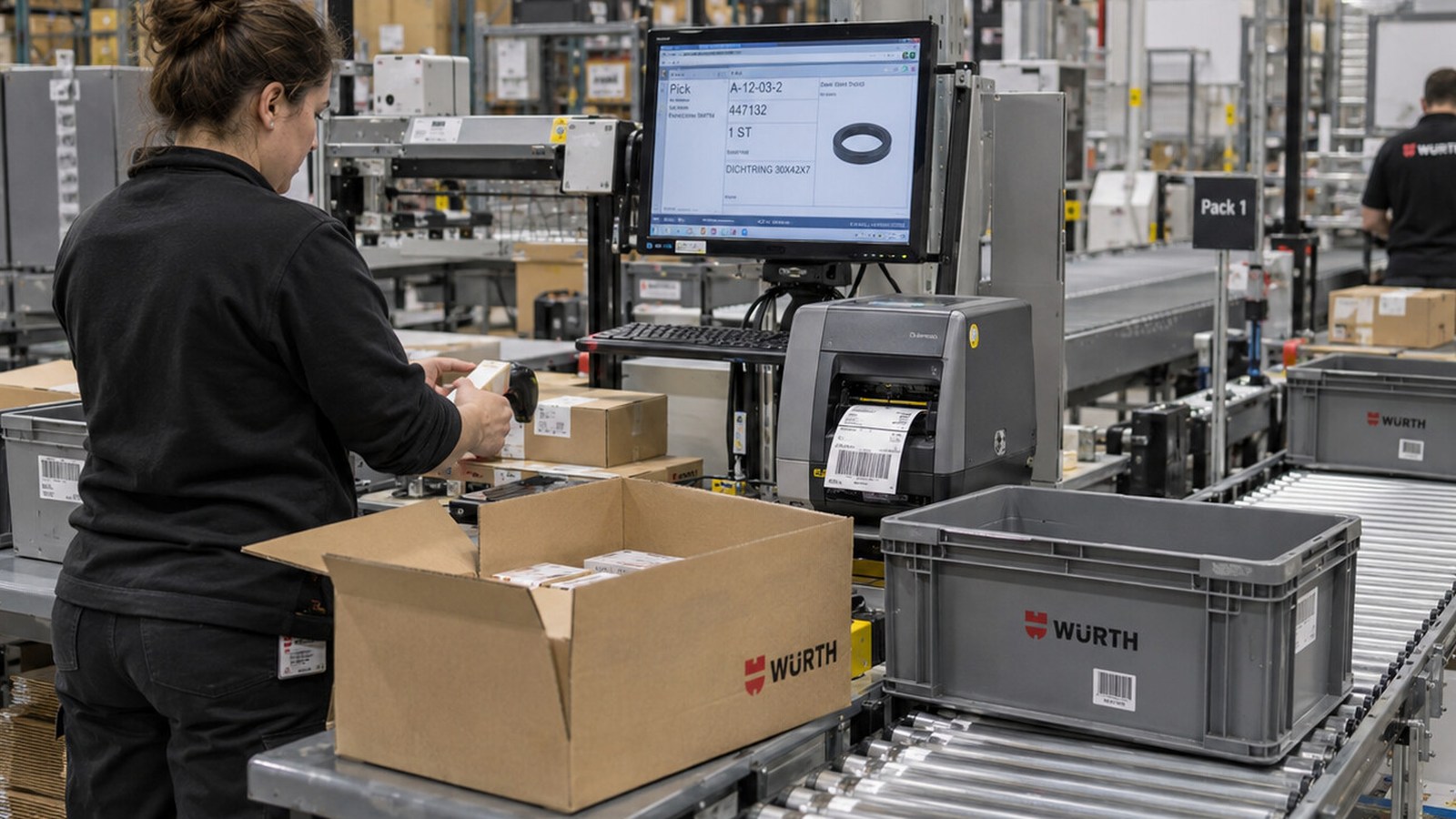 Automatisation logistique en entrepôt